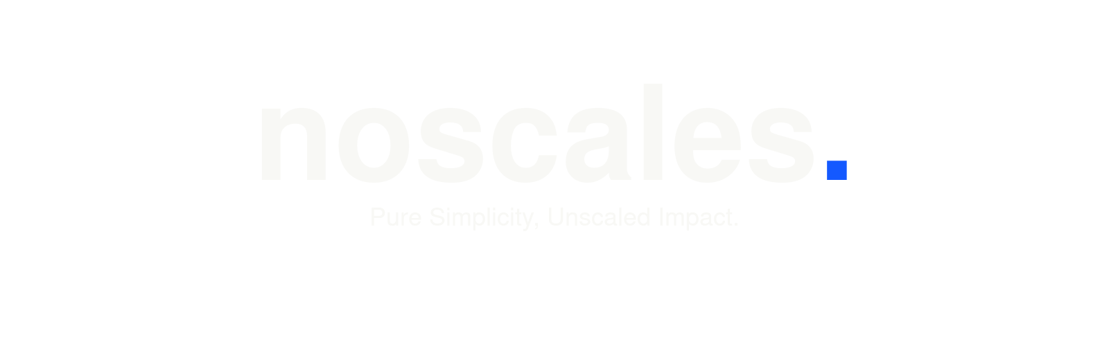 No Scales